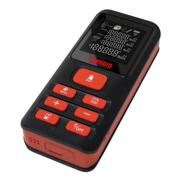 Medidor de Distancia Láser Rojo 100 m MEDID