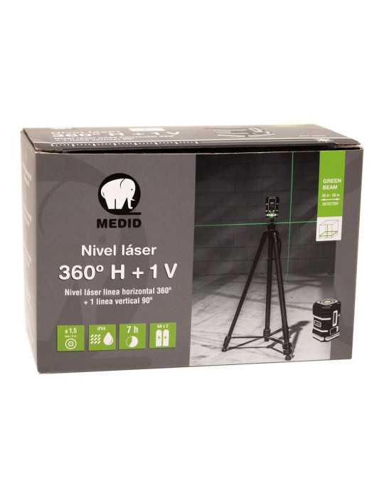 Nivel Láser Verde 360° H + 1 V MEDID