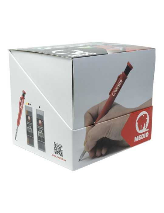 Marcador Portaminas + Recambios, Expositor 20 + 20 uds MEDID