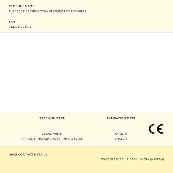 Buscador de Circuitos y Probador de Enchufes PANCONTROL