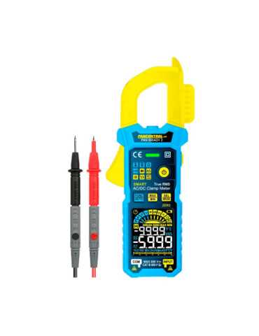 Pinza Amperimétrica Digital Inteligente Pan 600AD+ 2 de 600 A Ca/Cc PANCONTROL