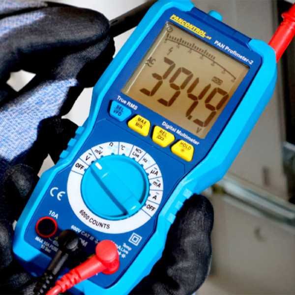 Multímetro Digital Pan PROFIMETER-2 Cat Iii 600 V PANCONTROL