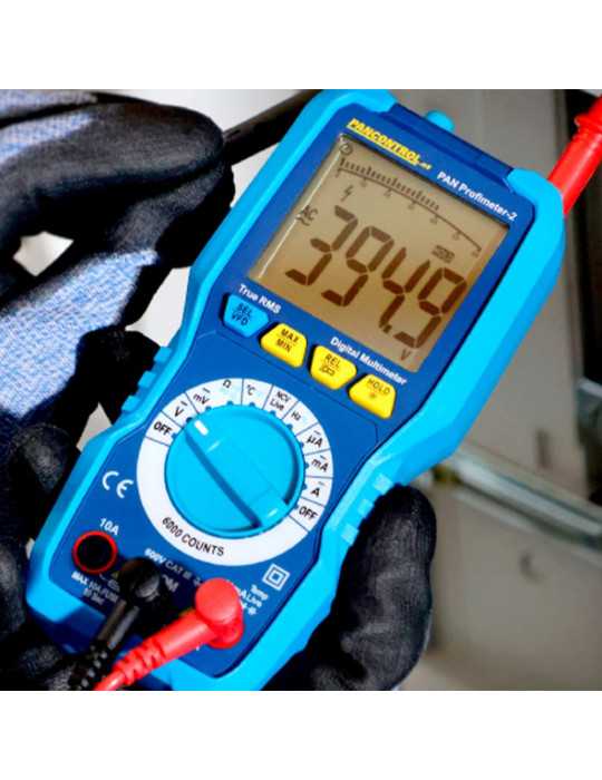 Multímetro Digital Pan PROFIMETER-2 Cat Iii 600 V PANCONTROL