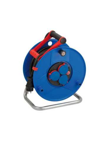 Enrollacables 50 m 3 G 1,50 mm² 3 Tomas Bipolares con T/Tl con Cable Bremaxx® IP44 BRENNENSTUHL