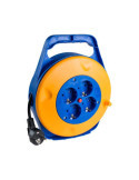 Enrollacables 10 m 3 G 1,00 mm² 4 Tomas Bipolares con T/Tl SOLERA