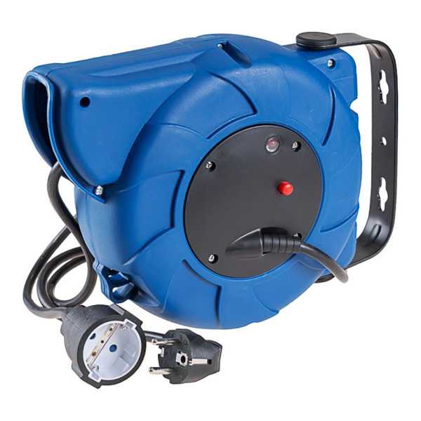 Enrollacables 16 m 3 G 1,50 mm² 1 Toma Bipolar con T/Tl Automatico 4,8 mm SOLERA