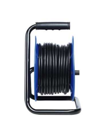 Enrollacables 50 m 3 G 1,50 mm² 4 Tomas Bipolares con T/Tl con Protector Térmico EDM 2