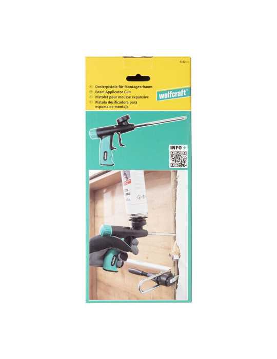 Pistola Dosificadora para Espuma de Montaje WOLFCRAFT