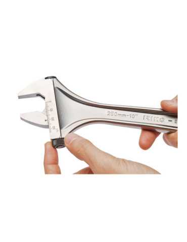 Llave Ajustable (Inglesa) de Moleta Lateral 12 pulg Cromada IRIMO 2