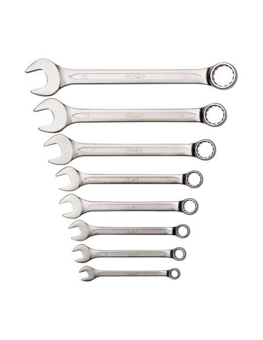 Llave Combinada 8 - 22 mm, Juego 8 Piezas IRIMO