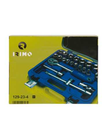 Llave de Carraca ½ pulg, Vasos Hexagonales 8 - 32 mm, Juego 23 Piezas IRIMO 2