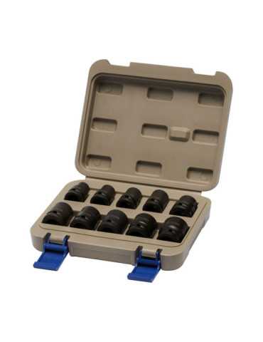 Vasos de Impacto ½ pulg, 10 - 24 mm, 10 uds IRIMO
