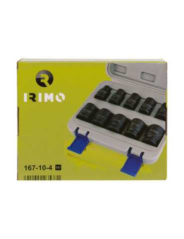 Vasos de Impacto ½ pulg, 10 - 24 mm, 10 uds IRIMO 2