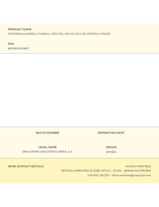 Destornilladores 2 Planos, 2 Rectos, 2 PH en Caja de Cartón, 6 Piezas IRIMO