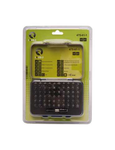 Puntas ¼ pulg con Portapuntas Magnético, Juego 61 Piezas IRIMO 2