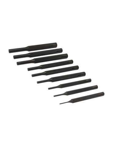 Botadores Cilíndricos Estriados (2,3,4,5,6,7,8,9,10 mm), Juego de 9 Piezas IRIMO