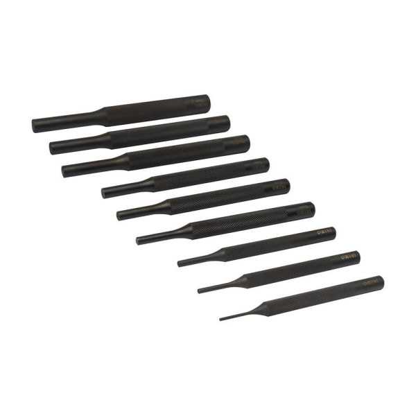 Botadores Cilíndricos Estriados (2,3,4,5,6,7,8,9,10 mm), Juego de 9 Piezas IRIMO