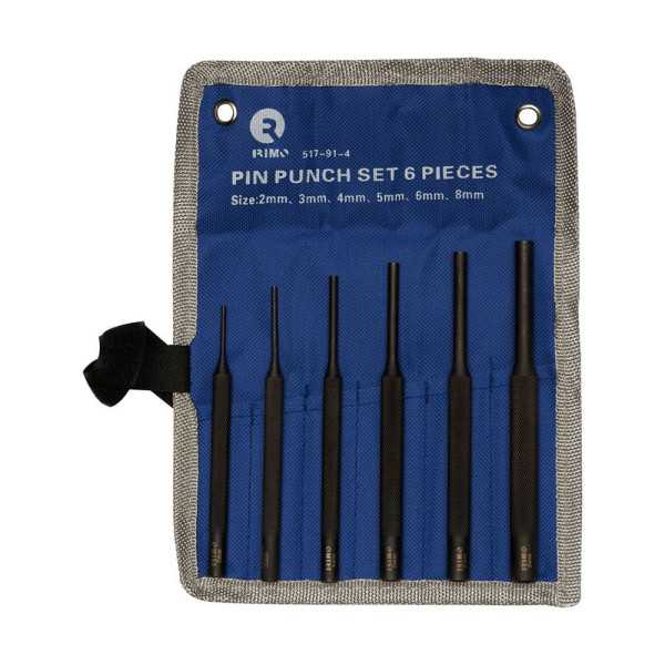 Botadores Cilíndricos (2,3,4,5,6,8 mm), Largos, Juego de 6 Piezas IRIMO