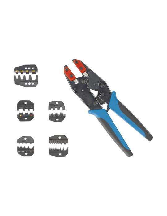 Alicates para Engastar Terminales 5 Bocas Intercambiables IRIMO