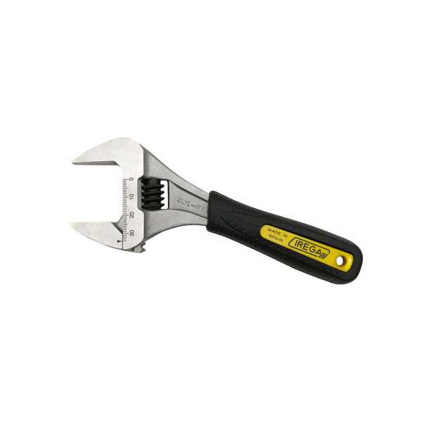 Llave Ajustable de Gran Apertura de 6 pulg y 8 pulg. Expositor de 12 unidades IREGA