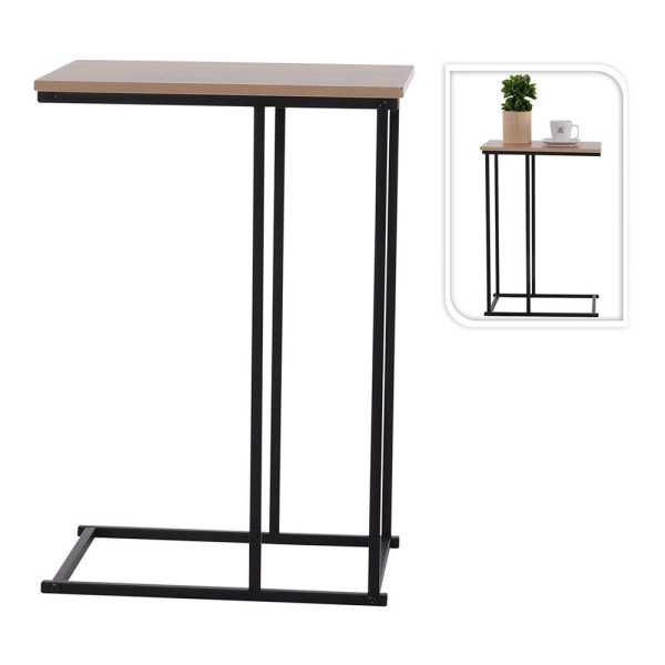 Mesa Auxiliar Tapa MDF Natural, 400 x 260 x 580 mm BASICS