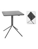 Mesa Plegable Gris Oscura, 58 x 58 x 70 cm AMBIANCE