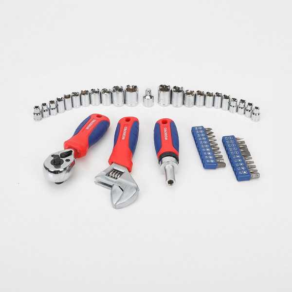 Conjunto de Herramientas Cortas de 46 Piezas WORKPRO