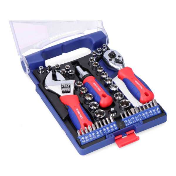 Conjunto de Herramientas Cortas de 46 Piezas WORKPRO