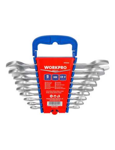 Llave Fija, Juego de 9 Piezas WORKPRO