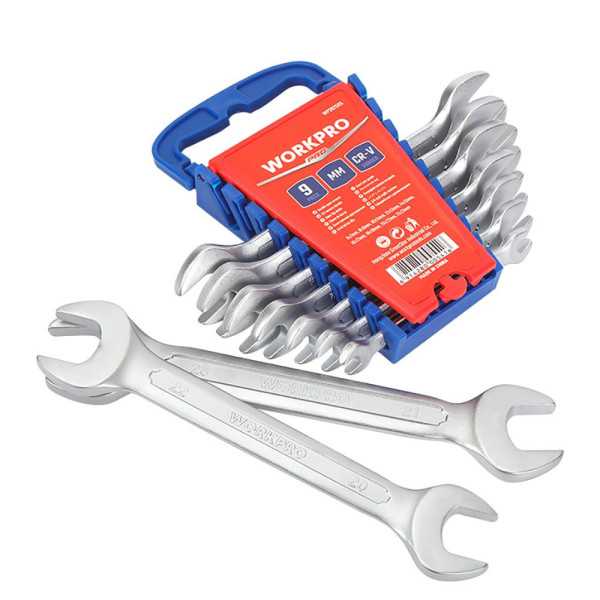 Llave Fija, Juego de 9 Piezas WORKPRO