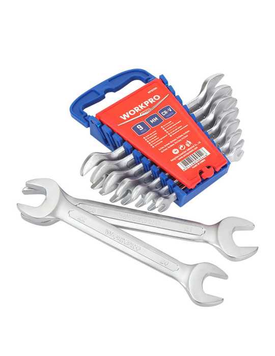 Llave Fija, Juego de 9 Piezas WORKPRO