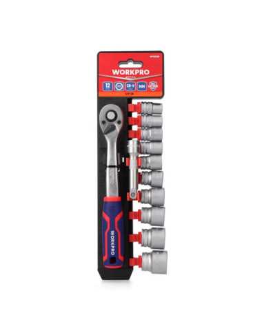 Llave de Vaso 3/8 pulg, Juego 14 Piezas WORKPRO