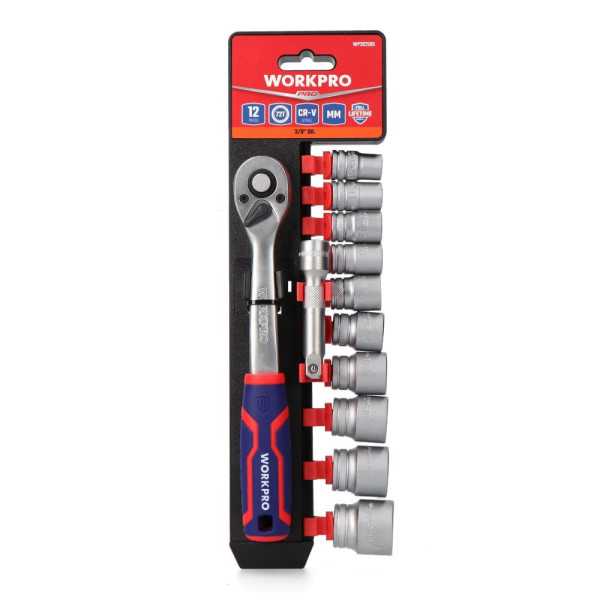 Llave de Vaso 3/8 pulg, Juego 14 Piezas WORKPRO