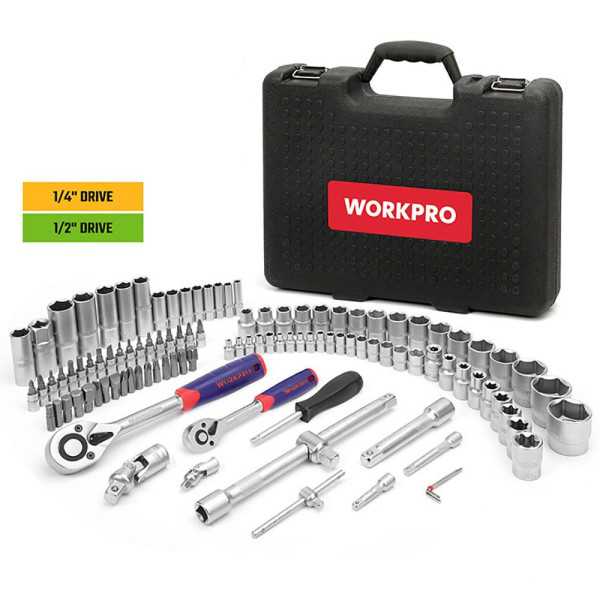 Herramientas Mecánica, Juego de 108 Piezas WORKPRO