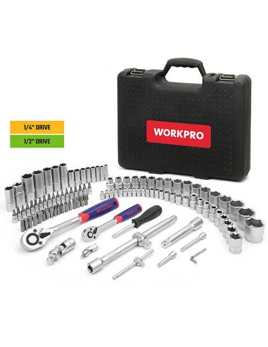 Herramientas Mecánica, Juego de 108 Piezas WORKPRO