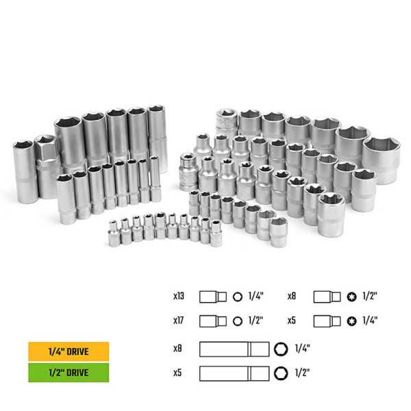 Herramientas Mecánica, Juego de 108 Piezas WORKPRO