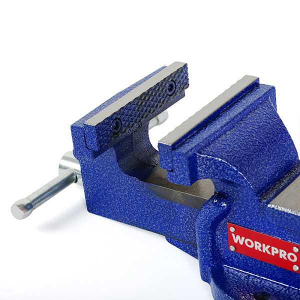 Tornillo de Banco, Base Fija, 100 mm WORKPRO