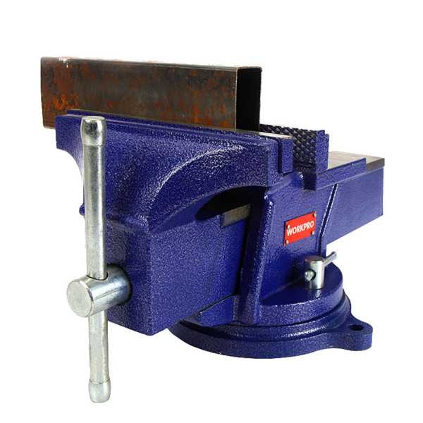 Tornillo de Banco, Base 360° , 100 mm WORKPRO