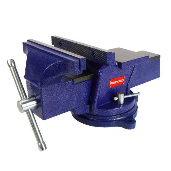 Tornillo de Banco, Base 360° , 100 mm WORKPRO