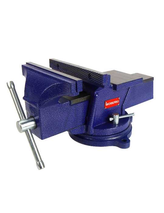Tornillo de Banco, Base 360° , 100 mm WORKPRO