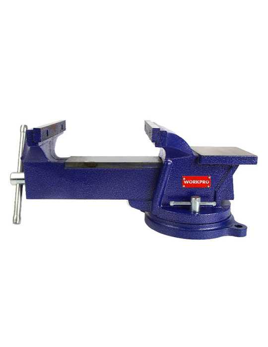 Tornillo de Banco, Base 360° , 100 mm WORKPRO
