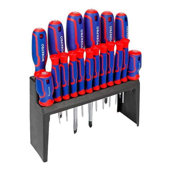 Destornilladores Magnéticos, Juego de 18 Piezas WORKPRO