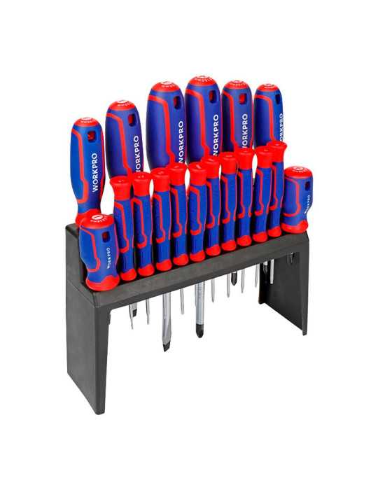 Destornilladores Magnéticos, Juego de 18 Piezas WORKPRO