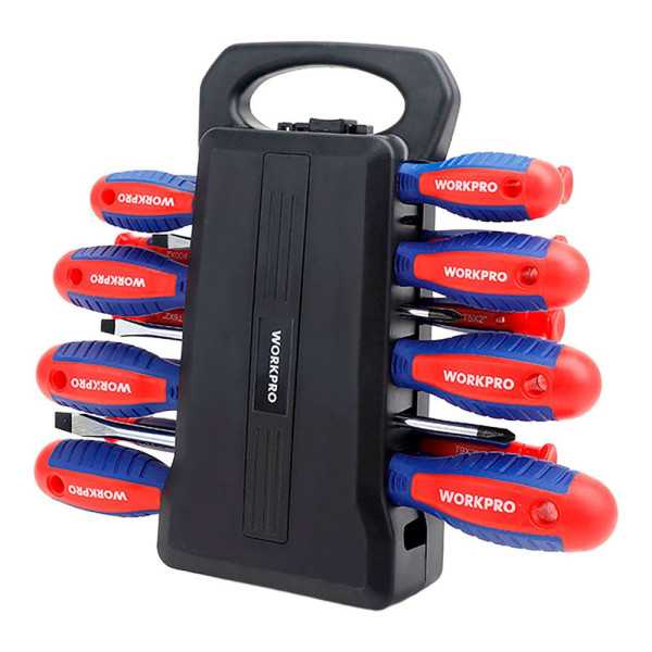 Destornilladores Magnéticos con Soporte, Juego de 45 Piezas WORKPRO