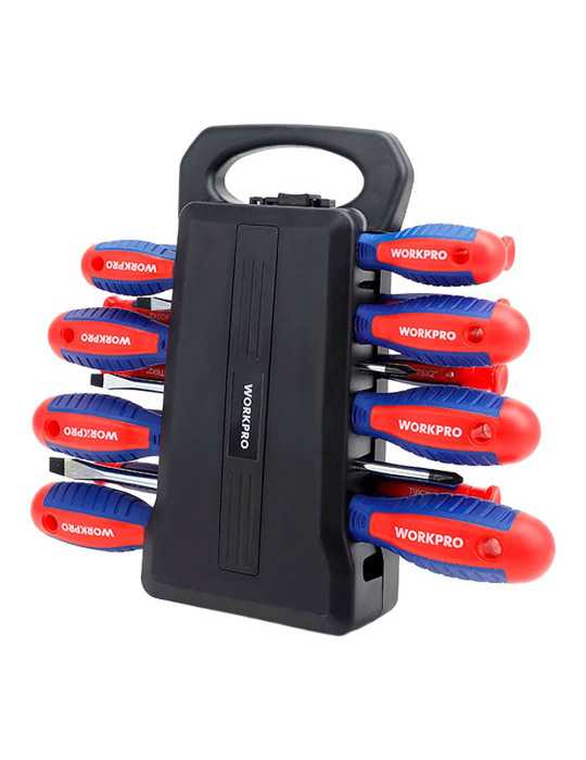 Destornilladores Magnéticos con Soporte, Juego de 45 Piezas WORKPRO