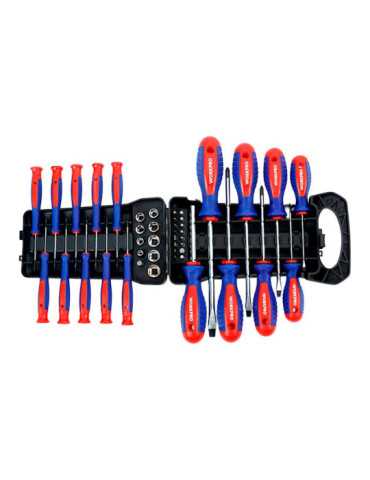 Destornilladores Magnéticos con Soporte, Juego de 45 Piezas WORKPRO 2