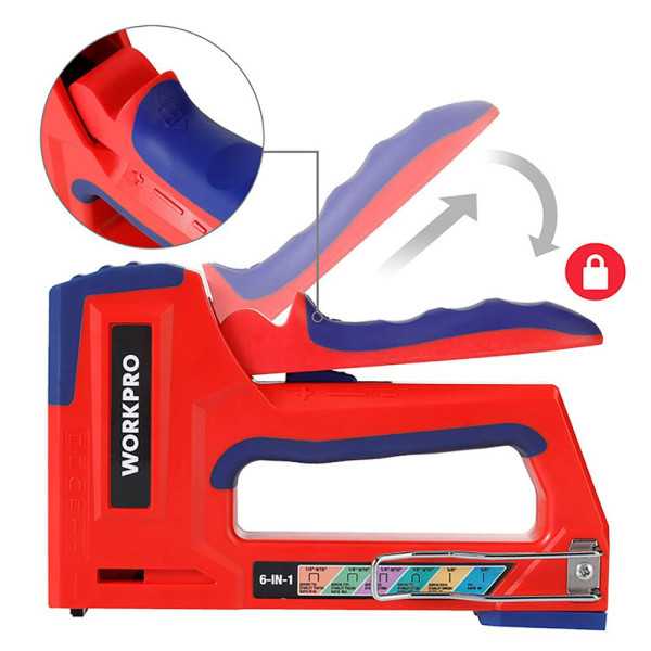 Grapadora 6 en 1 WORKPRO