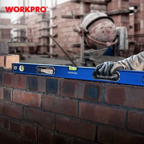 Nivel de Burbuja Pro con Base Magnética 90 cm WORKPRO