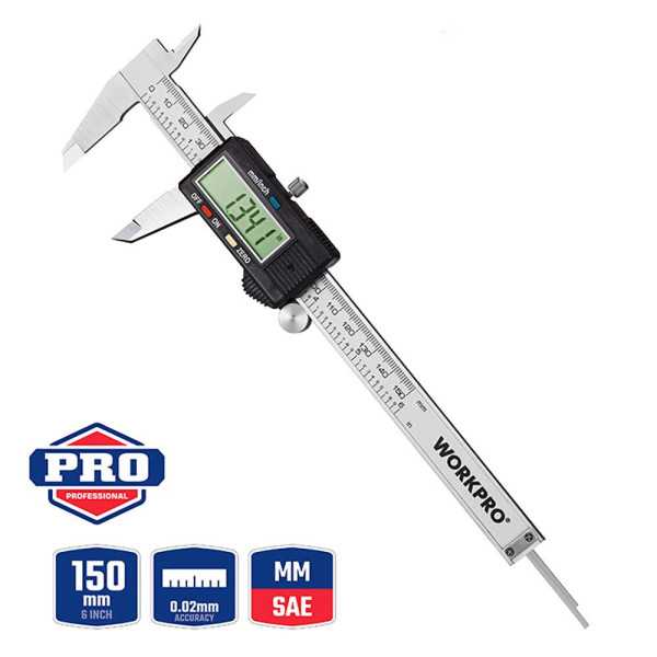 Calibre Vernier Digital 150 mm WORKPRO