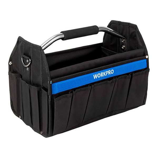 Bolsa de Herramientas, Plegable, 41 x 23,5 x 27 cm WORKPRO